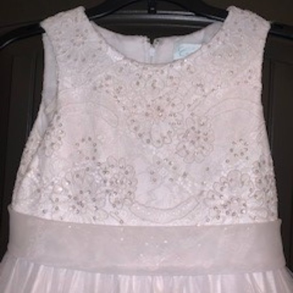 White Flower Girl Dress Sizes 7 and 12